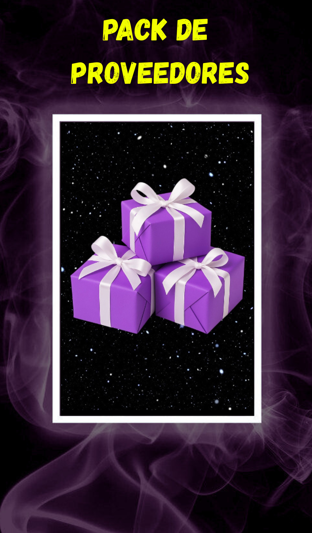 PACK COMPLETO DE PROVEEDORES