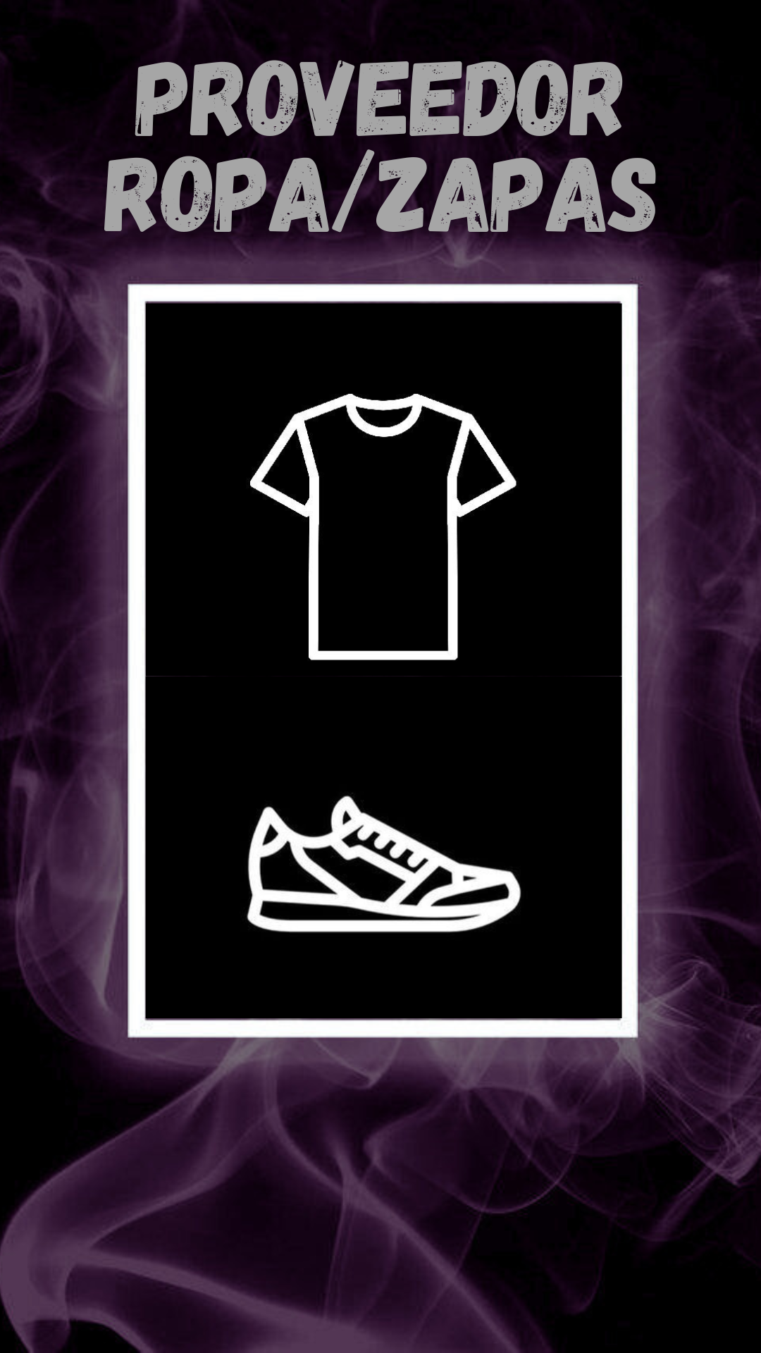 PROVEEDOR ROPA/ZAPAS ESPAÑOL